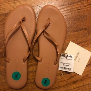 Brown, thong sandals